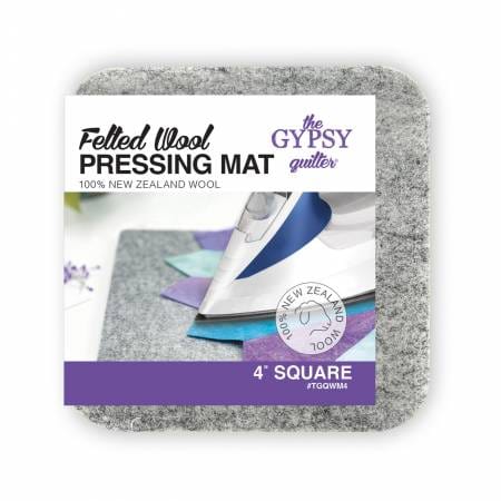 Gypsy Quilter - Wool Pressing Mat - TGQWM4 - 4" x 4" x 1/2"
