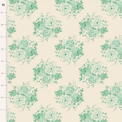 Sunday Brunch - Mia Teal - Tilda Fabrics - TIL100584 - Half Yard
