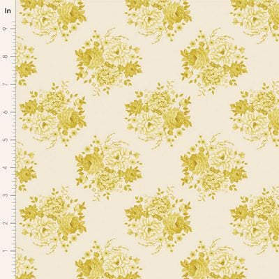Sunday Brunch - Mia Sour Yellow - Tilda Fabrics - TIL100587 - Half Yard