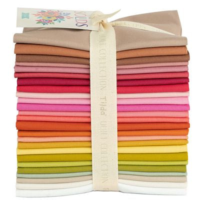 Tilda - Solid Basics - Warm Fat Quarter Bundle of 25 pcs - TIL300179