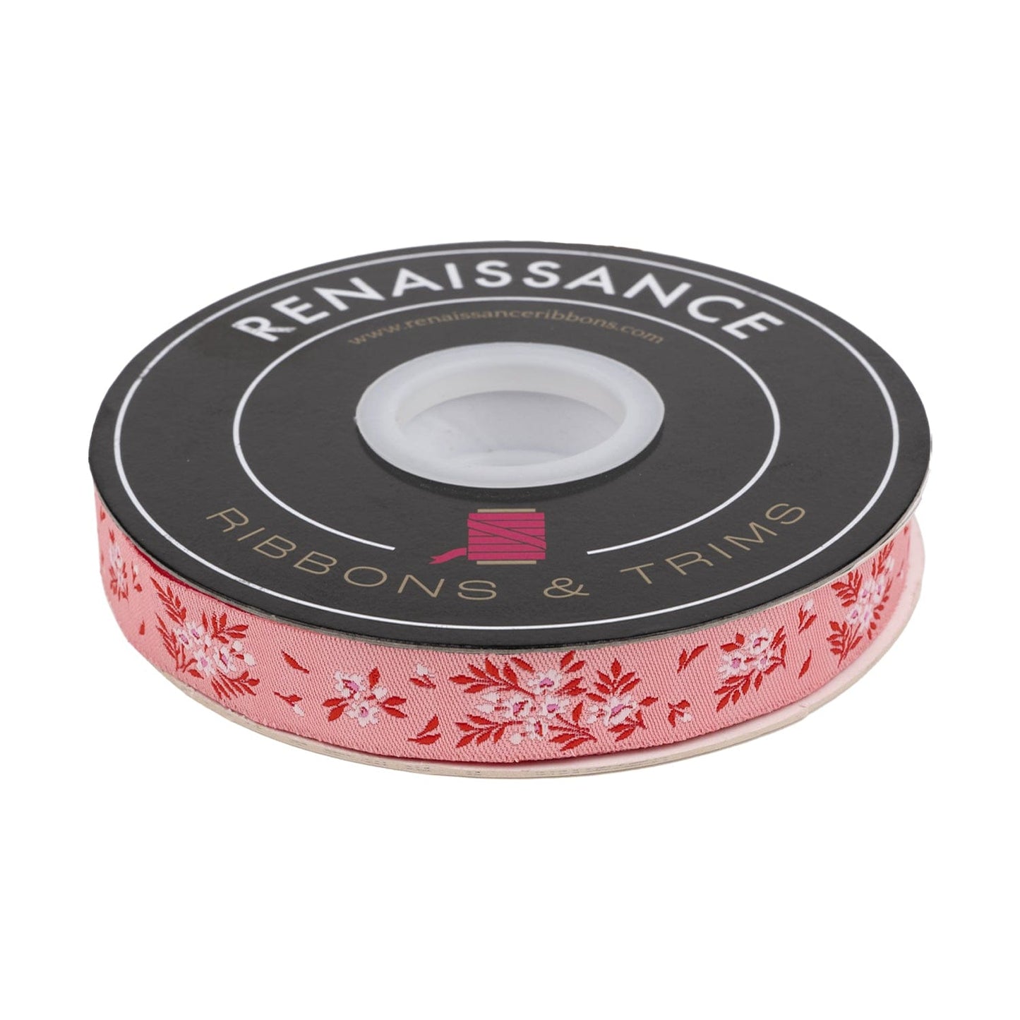 Renaissance Ribbons - True Colors 2025 - What a Ditz in Peachy Keen - 5/8" width - By Tula Pink - One Yard