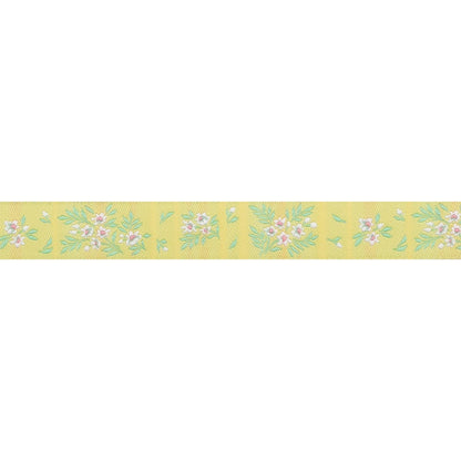 Renaissance Ribbons - True Colors 2025 - What a Ditz in Buttercup - 5/8" width - By Tula Pink - One Yard