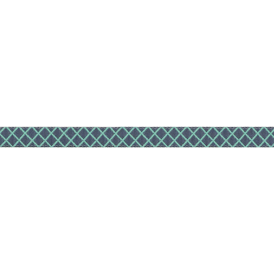 PREORDER - Renaissance Ribbons - True Colors 2025 - On the Grid in Raindrop - 3/8" width - By Tula Pink - One Yard
