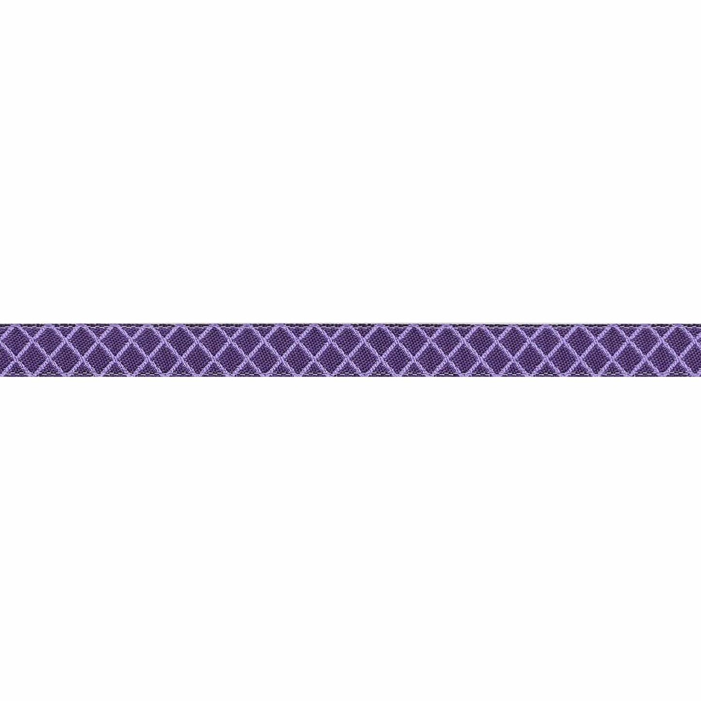 Renaissance Ribbons - True Colors 2025 - On the Grid in Mysterious - 3/8" width - By Tula Pink - One Yard