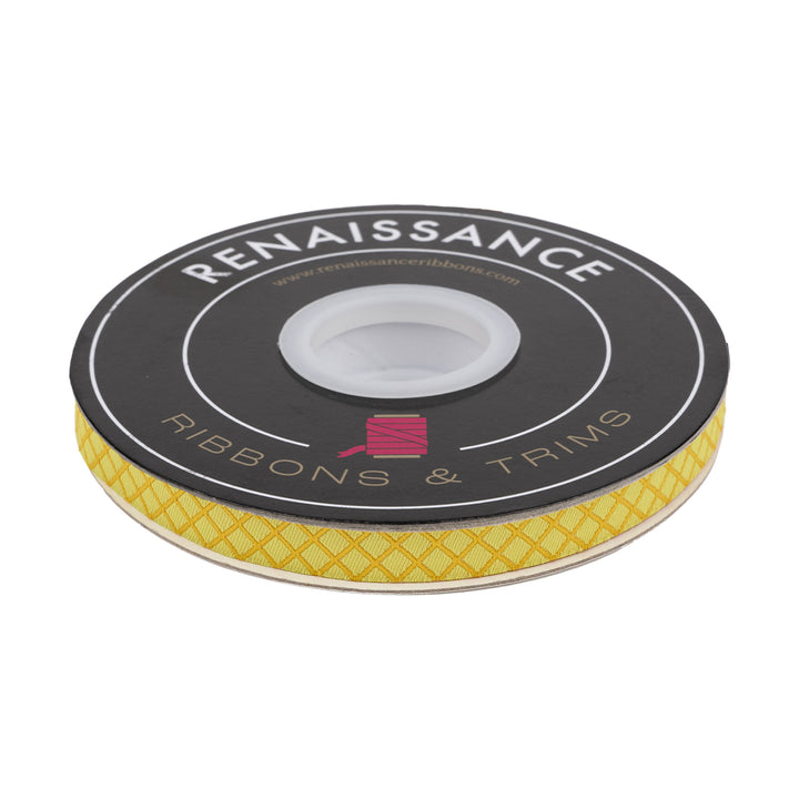 PREORDER - Renaissance Ribbons - True Colors 2025 - On the Grid in Highlighter - 3/8" width - By Tula Pink - One Yard