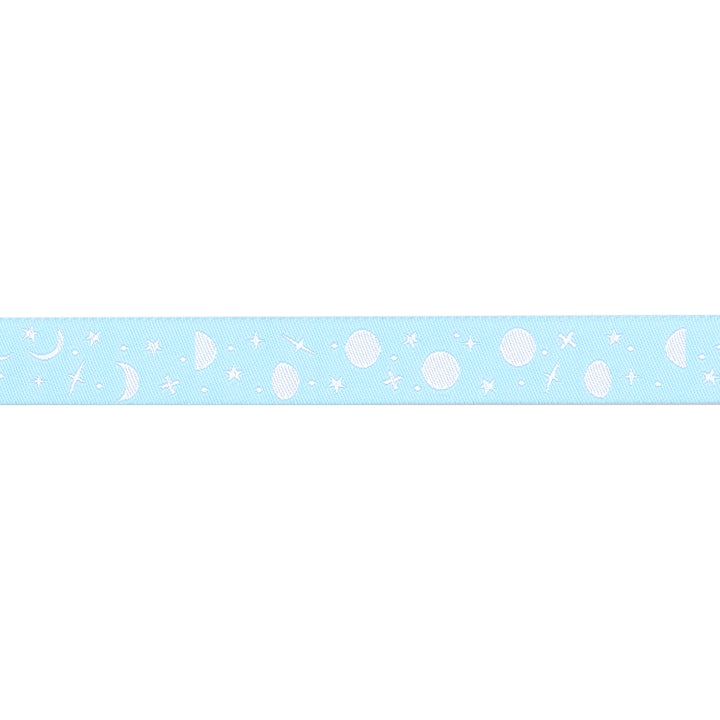 PREORDER - Renaissance Ribbons - True Colors 2025 - Space Sprinkles in Waterfall - 5/8" width - By Tula Pink - One Yard
