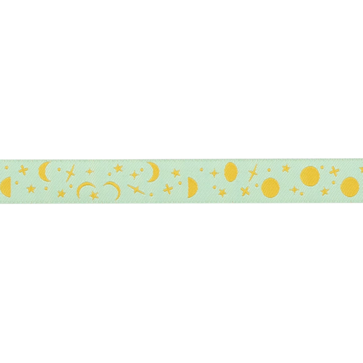 Renaissance Ribbons - True Colors 2025 - Space Sprinkles in Papaya - 5/8" width - By Tula Pink - One Yard