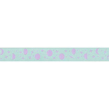 Renaissance Ribbons - True Colors 2025 - Space Sprinkles in Frozen Berry - 5/8" width - By Tula Pink - One Yard
