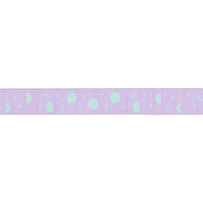 Renaissance Ribbons - True Colors 2025 - Space Sprinkles in Frozen Berry - 5/8" width - By Tula Pink - One Yard