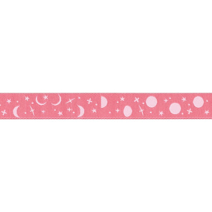 Renaissance Ribbons - True Colors 2025 - Space Sprinkles in Sunburn - 5/8" width - By Tula Pink - One Yard