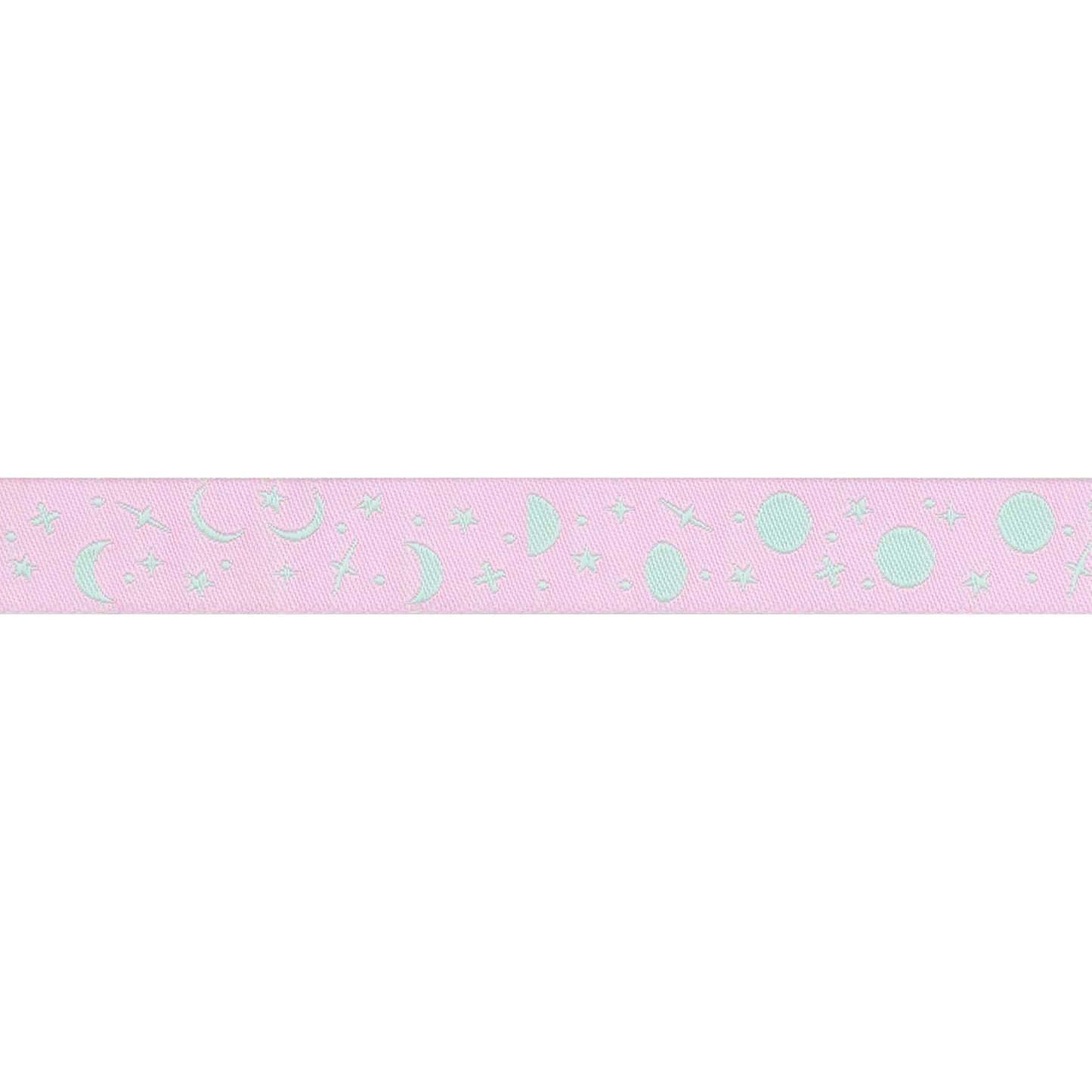Renaissance Ribbons - True Colors 2025 - Space Sprinkles in Piglet - 5/8" width - By Tula Pink - One Yard