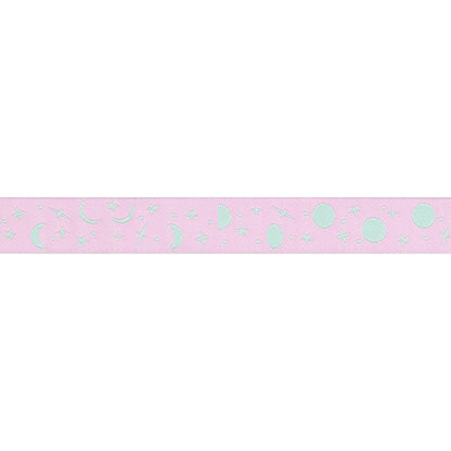 Renaissance Ribbons - True Colors 2025 - Space Sprinkles in Piglet - 5/8" width - By Tula Pink - One Yard