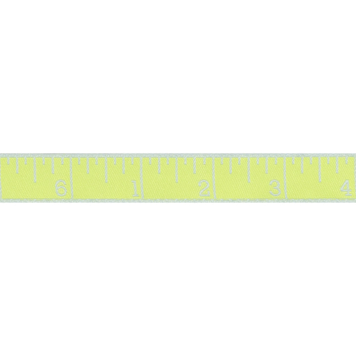 Renaissance Ribbons - True Colors 2025 - Measure Twice in Lightning Bug - 5/8" width - By Tula Pink - One Yard
