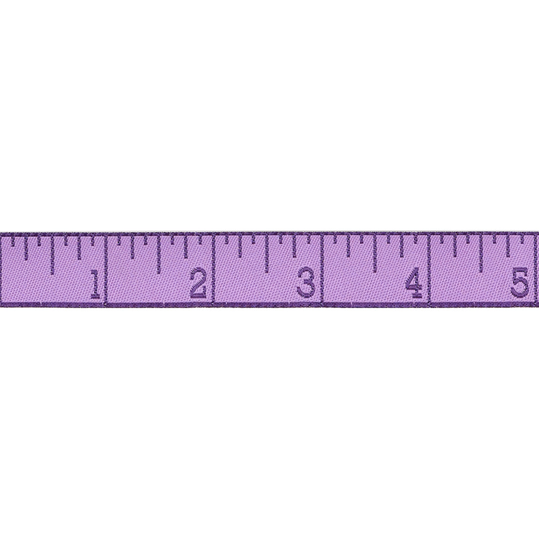 Renaissance Ribbons - True Colors 2025 - Measure Twice in Foxglove - 5/8" width - By Tula Pink - One Yard