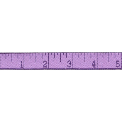 Renaissance Ribbons - True Colors 2025 - Measure Twice in Foxglove - 5/8" width - By Tula Pink - One Yard