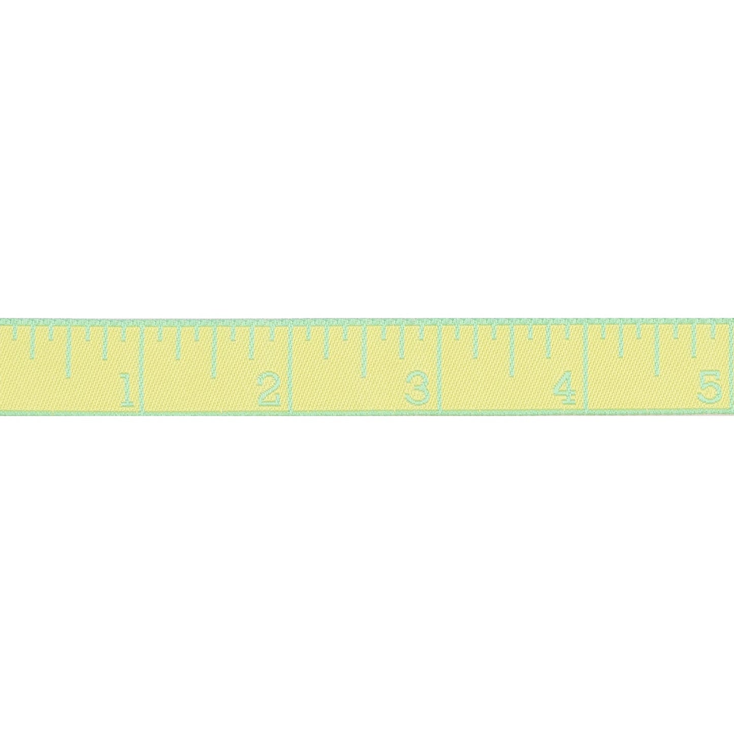 Renaissance Ribbons - True Colors 2025 - Measure Twice in Lemon Zest - 5/8" width - By Tula Pink - One Yard