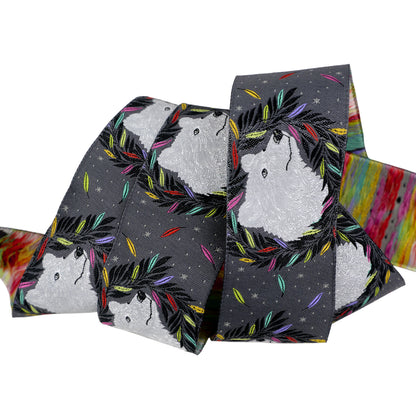 Graywork - Just Bearly in Carbon - 1-1/2" width - by Tula Pink - One Yard