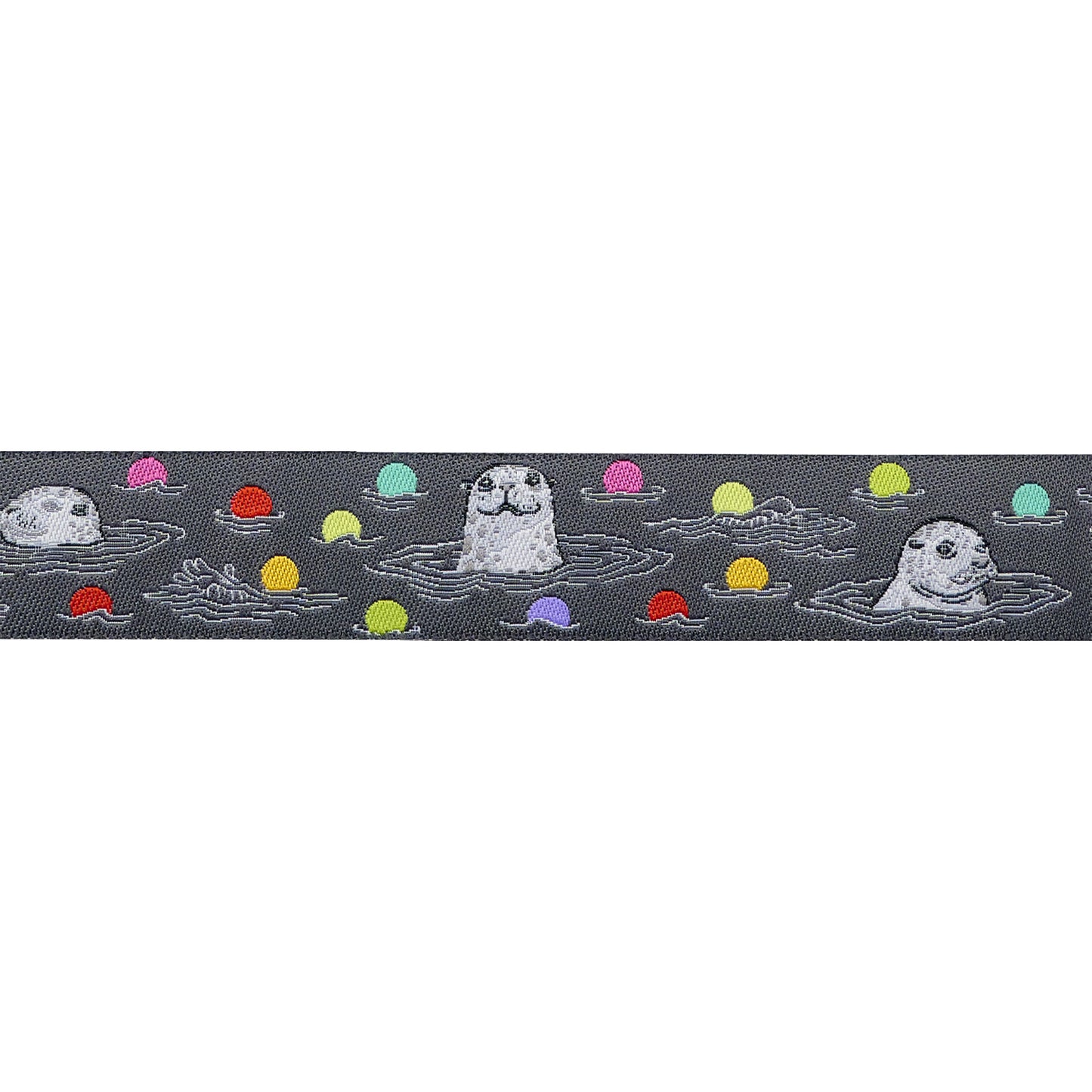 Graywork - Seal the Deal in Carbon - 7/8" width - by Tula Pink - One Yard