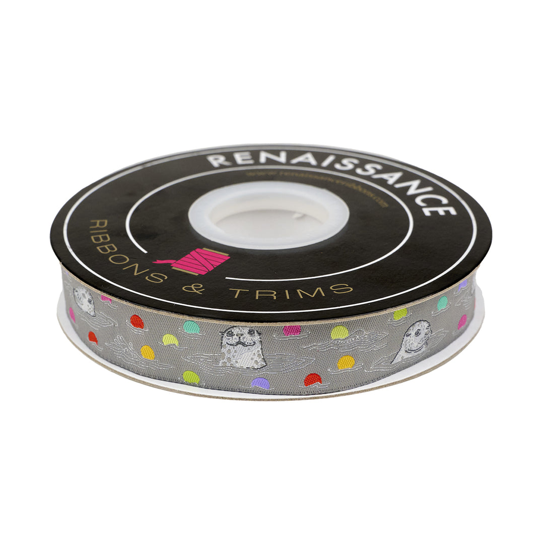 Graywork - Seal the Deal in Shadow - 7/8" width - by Tula Pink - One Yard (Preorder)