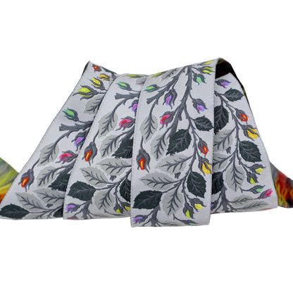 Graywork - Beautymark in Fog - 1-1/2" width - by Tula Pink - One Yard