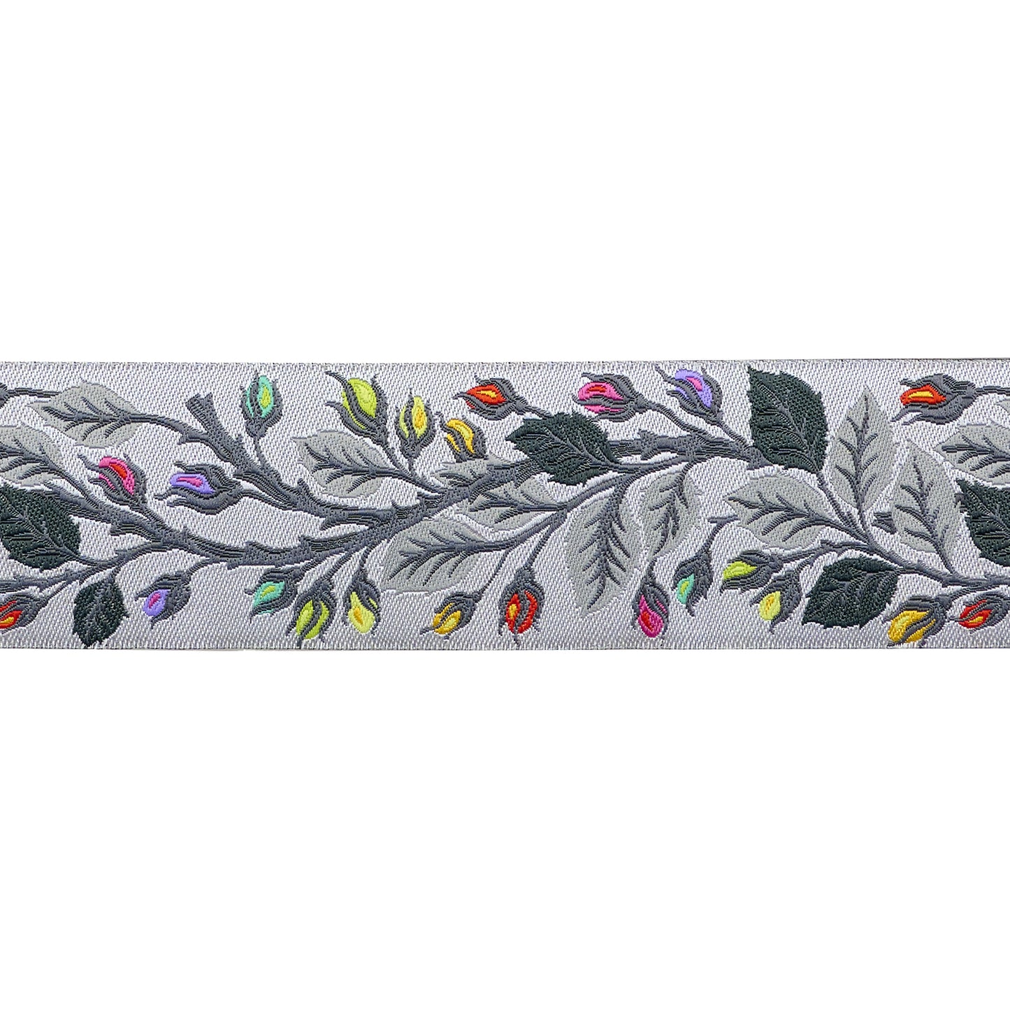 Graywork - Beautymark in Fog - 1-1/2" width - by Tula Pink - One Yard