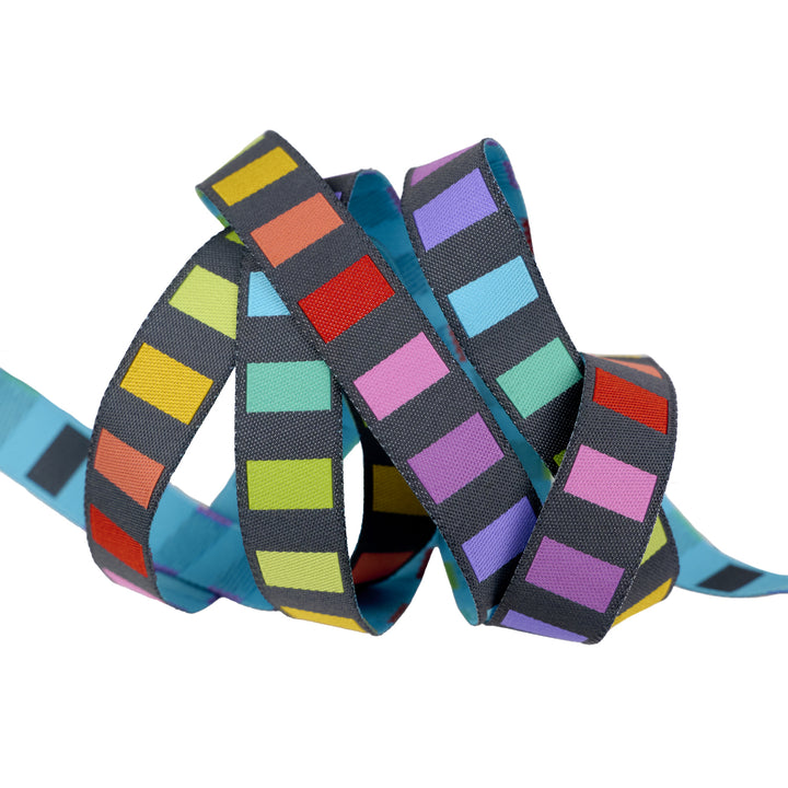 Graywork - Disco Stripe in Carbon - 5/8" width - by Tula Pink - One Yard (Preorder)