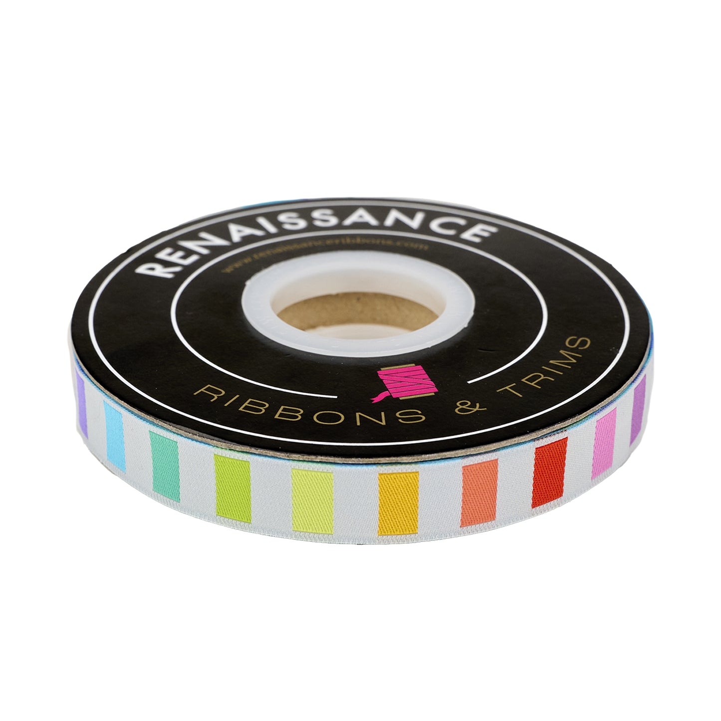 Graywork - Disco Stripe in Whisper - 5/8" width - by Tula Pink - One Yard