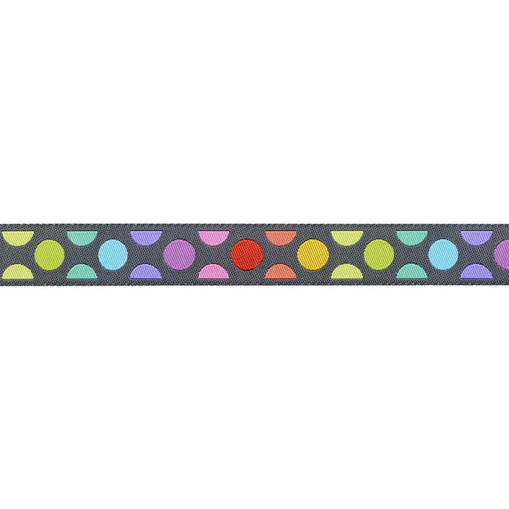 Graywork - Disco Dot in Carbon - 5/8" width - by Tula Pink - One Yard (Preorder)