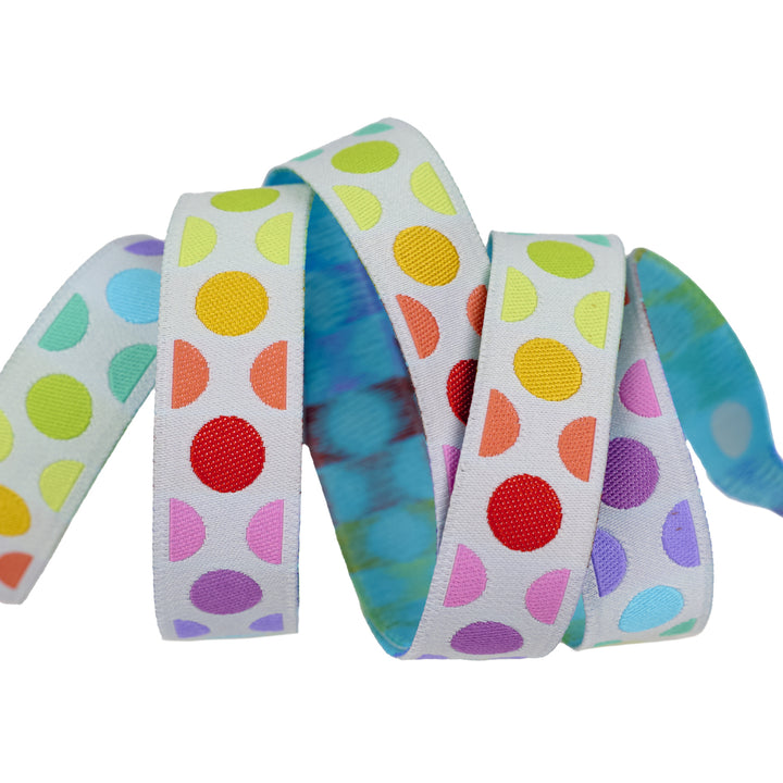 Graywork - Disco Dot in Whisper - 5/8" width - by Tula Pink  - One Yard (Preorder)