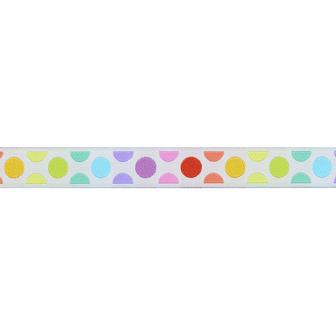 Graywork - Disco Dot in Whisper - 5/8" width - by Tula Pink  - One Yard (Preorder)