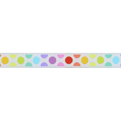 Graywork - Disco Dot in Whisper - 5/8" width - by Tula Pink  - One Yard