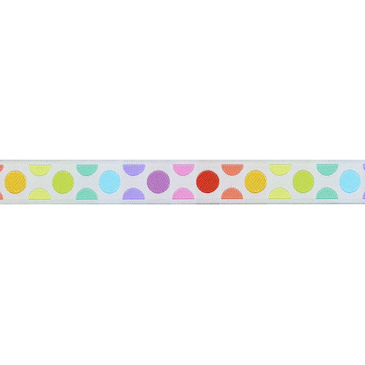 Graywork - Disco Dot in Whisper - 5/8" width - by Tula Pink  - One Yard (Preorder)