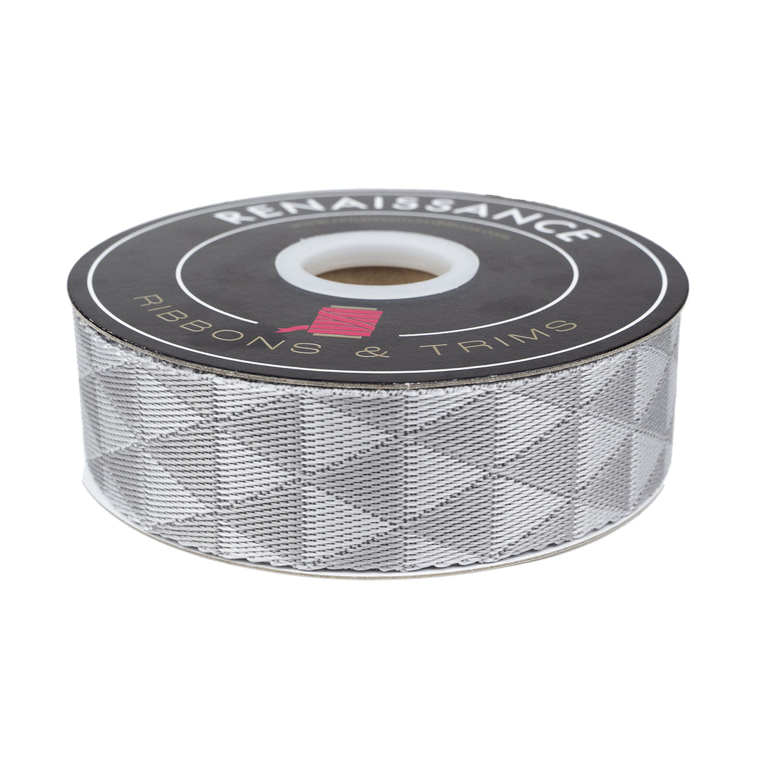 Graywork - Kinda Shady in Whisper WEBBING - 1-1/2" width - by Tula Pink - One Yard (Preorder)