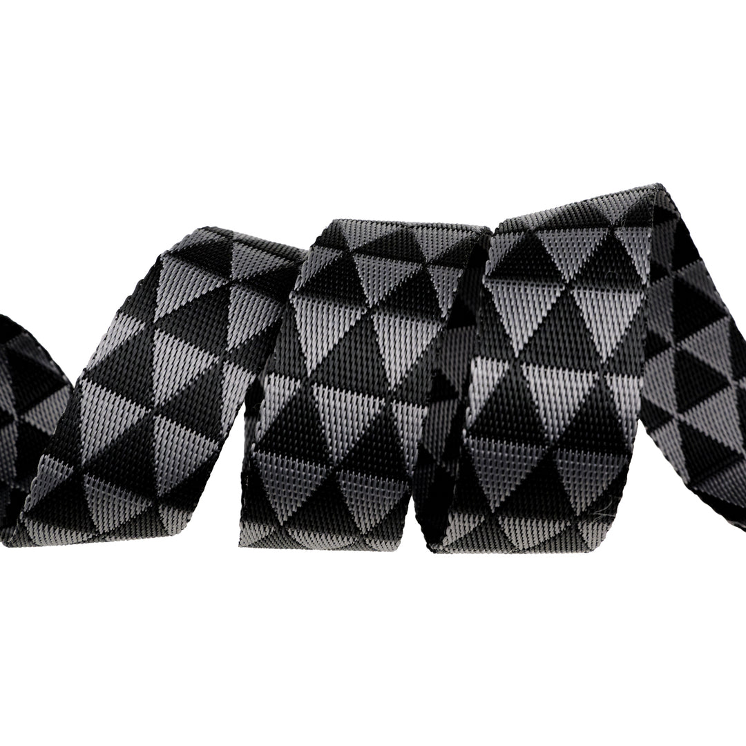 Graywork - Kinda Shady in Carbon WEBBING - 1-1/2" width - by Tula Pink - 3 Yard Pack (Preorder)
