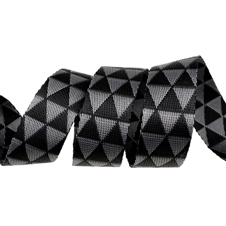 Graywork - Kinda Shady in Carbon WEBBING - 1-1/2" width - by Tula Pink - 3 Yard Pack (Preorder)