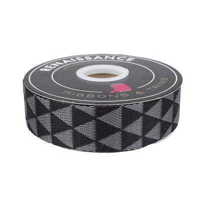 Graywork - Kinda Shady in Carbon WEBBING - 1-1/2" width - by Tula Pink - One Yard