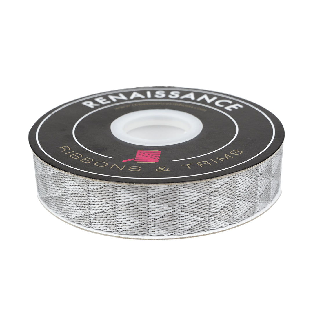 Graywork - Kinda Shady in Whisper WEBBING - 1" width - by Tula Pink - One Yard (Preorder)