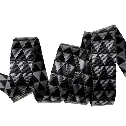 Graywork - Kinda Shady in Carbon WEBBING - 1" width - by Tula Pink - 3 Yard Pack