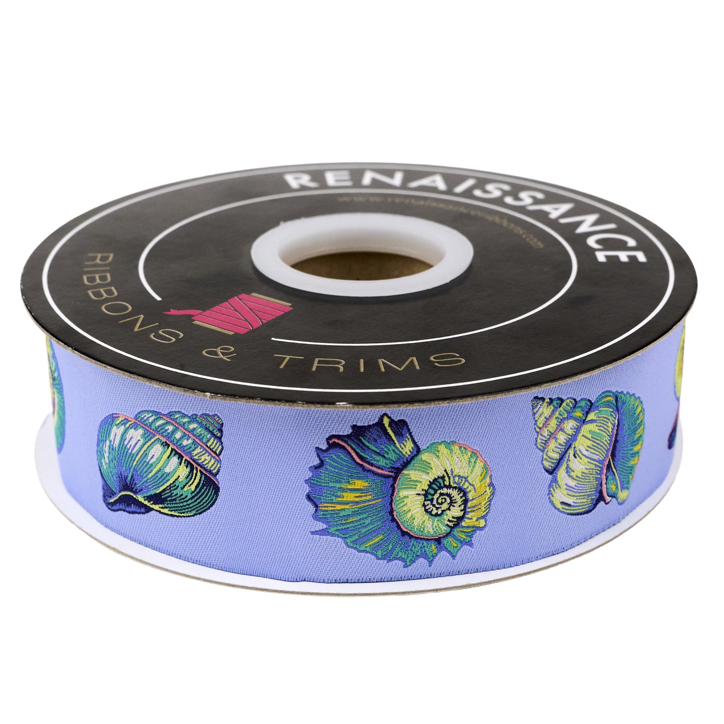 Floral Reef - Lil Shelly in Marine - 1-1/2" width - by Tula Pink - One Yard (Preorder)