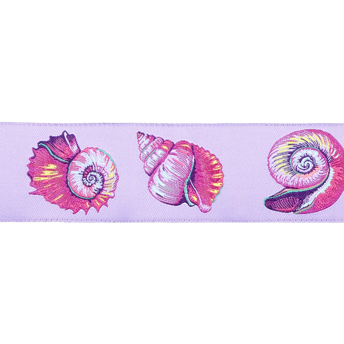 Floral Reef - Lil Shelly in Ultraviolet - 1-1/2" width - by Tula Pink - One Yard (Preorder)