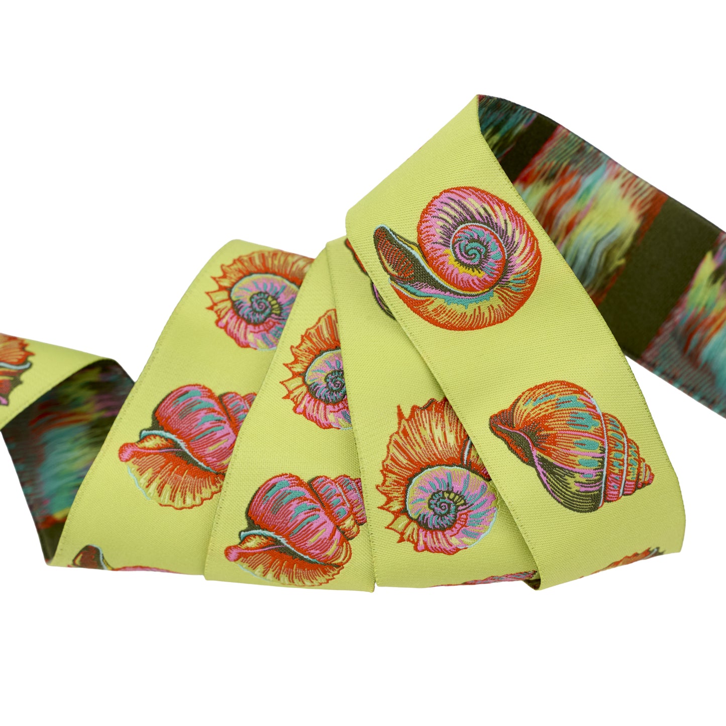 Floral Reef - Lil Shelly in Seagrass - 1-1/2" width - by Tula Pink - One Yard (Preorder)