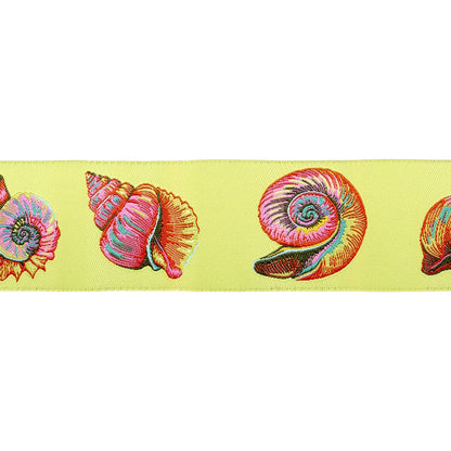 Floral Reef - Lil Shelly in Seagrass - 1-1/2" width - by Tula Pink - One Yard (Preorder)