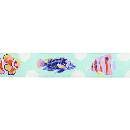 Floral Reef - School Crossing in Marine - 1" width - by Tula Pink - One Yard (Preorder)