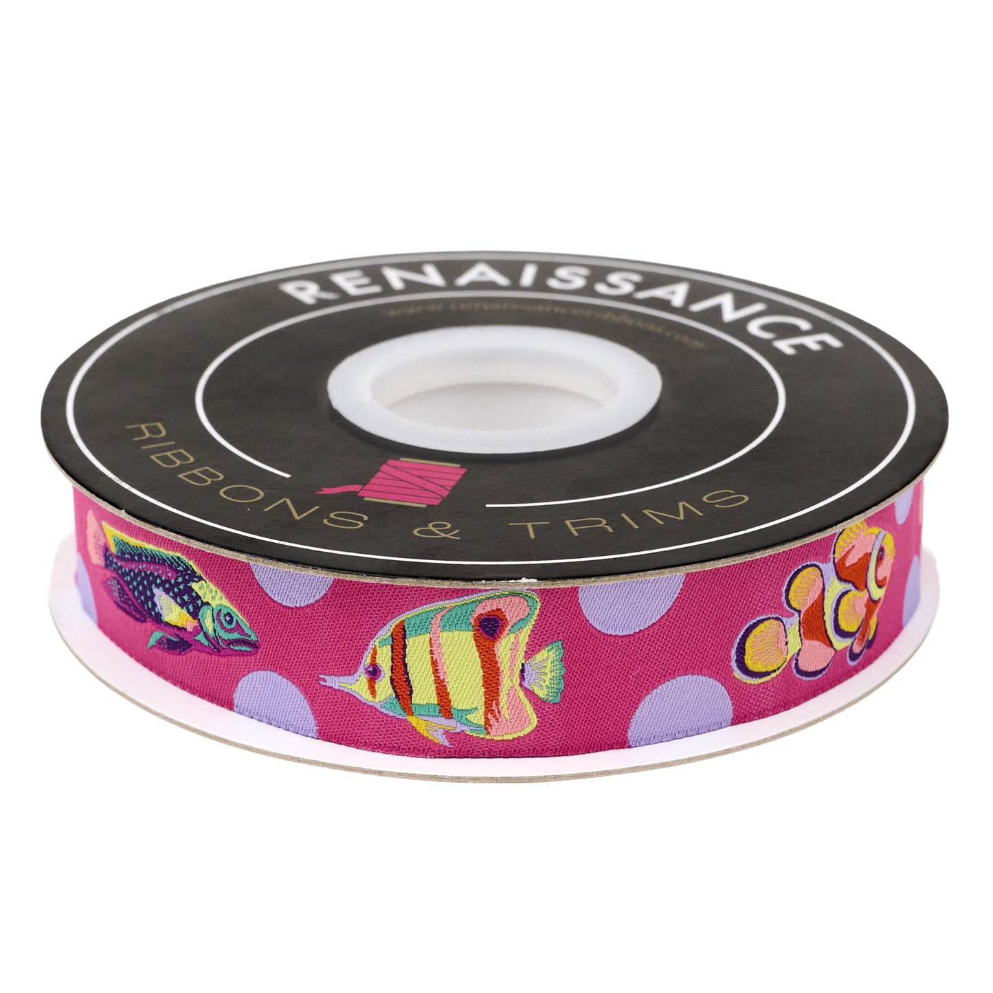 Floral Reef - School Crossing in Ultraviolet - 1" width - by Tula Pink - One Yard (Preorder)