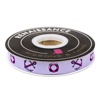 Floral Reef - Floaties and Sinkies in Ultraviolet - 5/8" width - by Tula Pink - One Yard (Preorder)