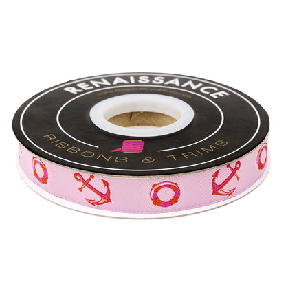 Floral Reef - Floaties and Sinkies in Coralline - 5/8" width - by Tula Pink - One Yard (Preorder)