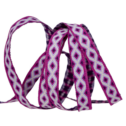 Floral Reef - Lighthouse Windows in Ultraviolet - 3/8" width - by Tula Pink - One Yard (Preorder)