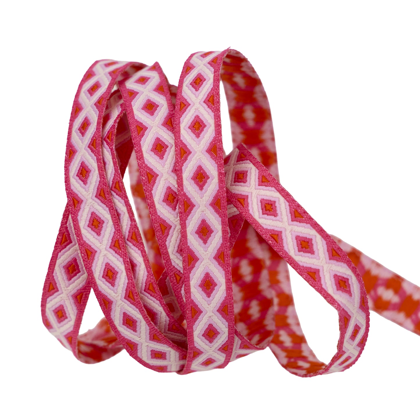 Floral Reef - Lighthouse Windows in Coralline - 3/8" width - by Tula Pink - One Yard (Preorder)