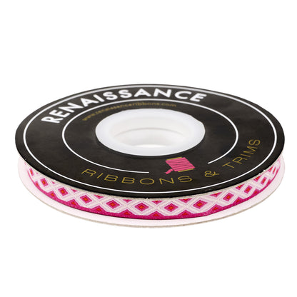 Floral Reef - Lighthouse Windows in Coralline - 3/8" width - by Tula Pink - One Yard (Preorder)