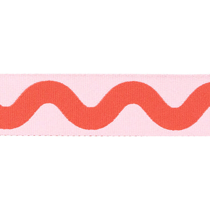 Floral Reef - Big Squiggle in Coralline - 1-1/2" width WEBBING - by Tula Pink - One Yard (Preorder)